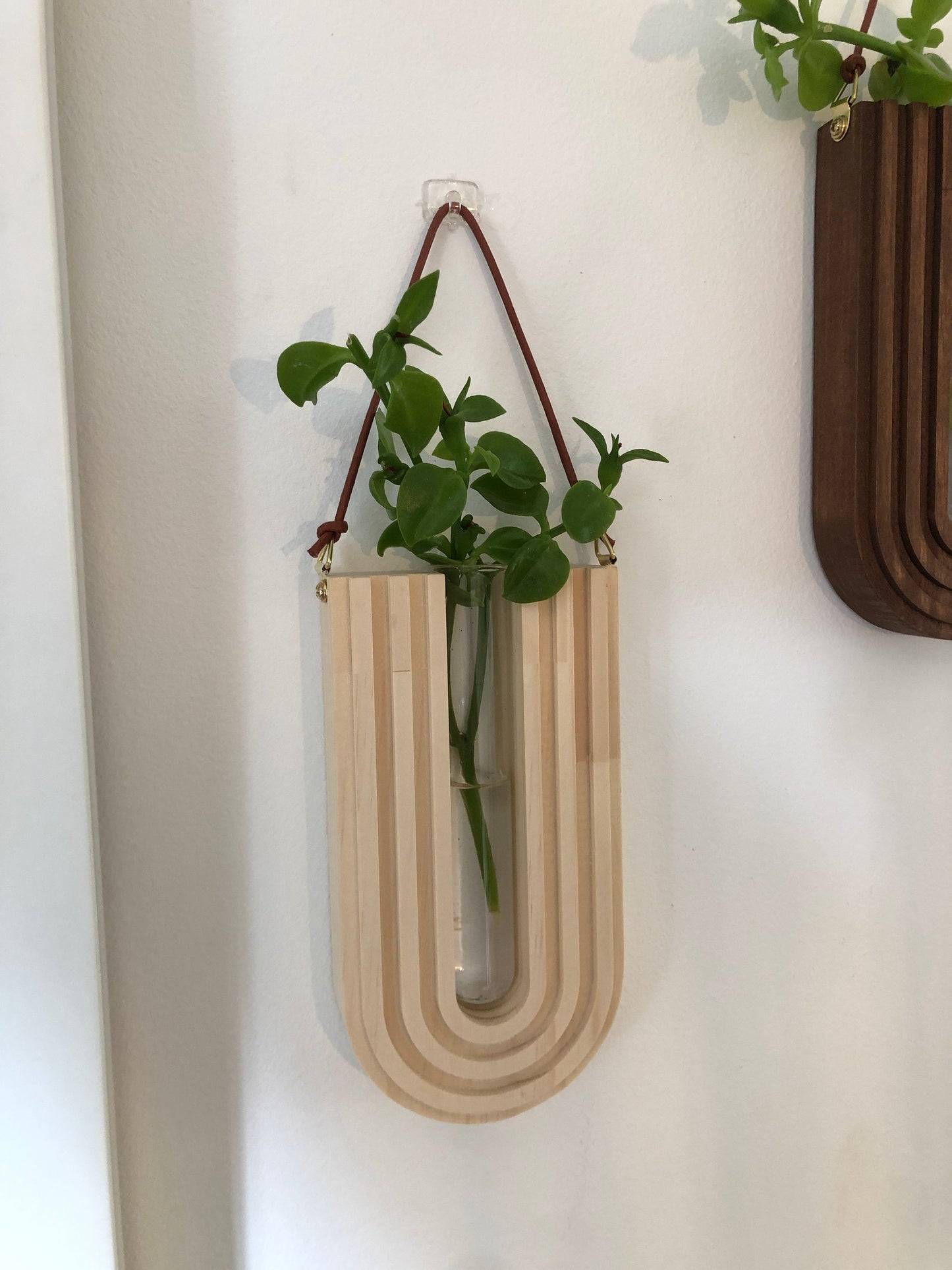 Wall Decor - Plant Propagation Station - Wooden Vase - Hanging Planter - Wall Planter Indoor - Gifts For Her - Gifts For Nature Lovers