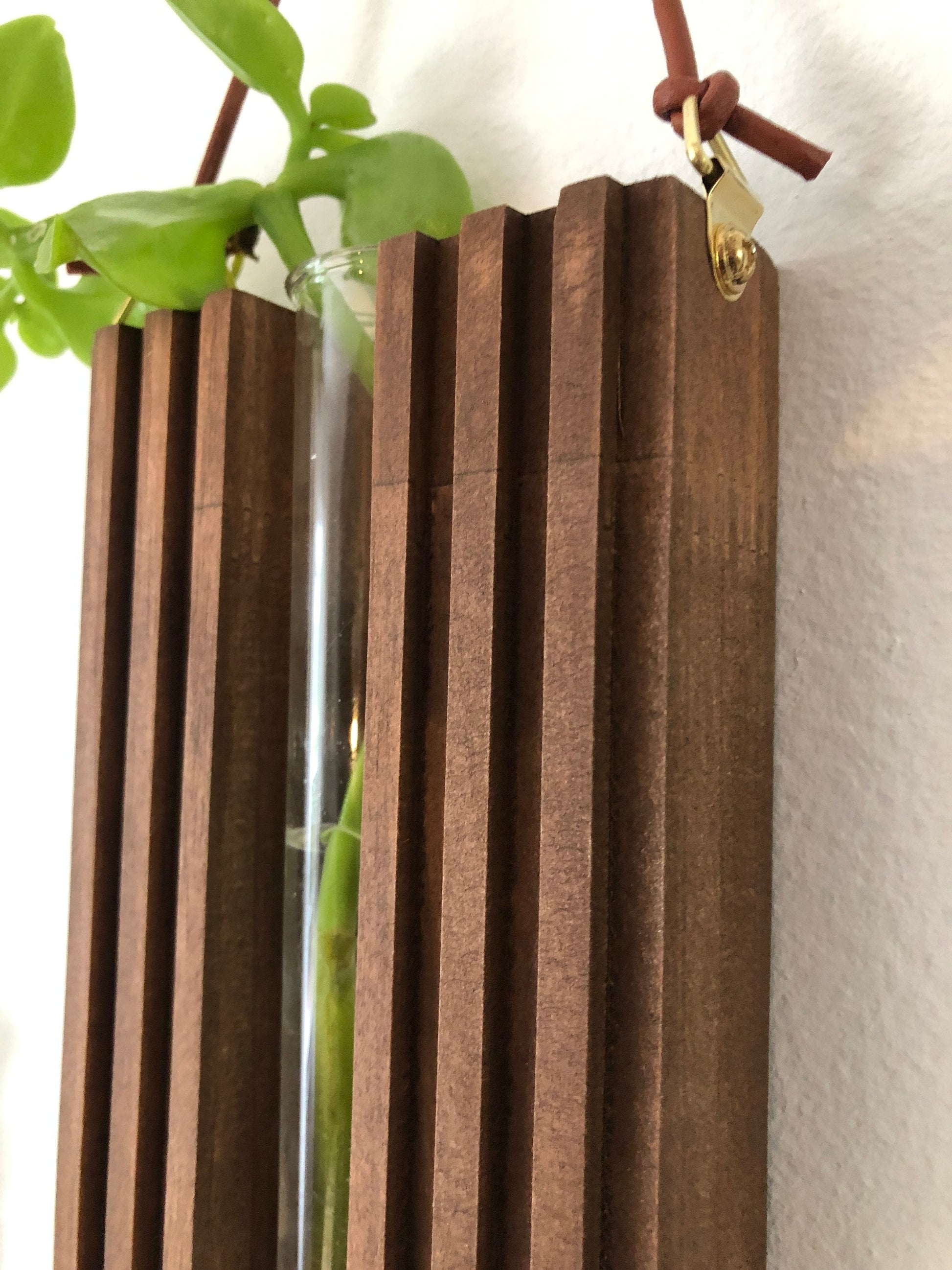 Wall Decor - Plant Propagation Station - Wooden Vase - Hanging Planter - Wall Planter Indoor - Gifts For Her - Gifts For Nature Lovers